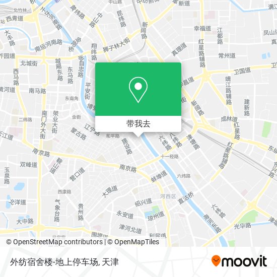 外纺宿舍楼-地上停车场地图