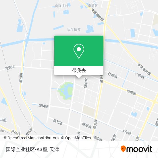国际企业社区-A3座地图