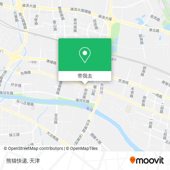 熊猫快递地图