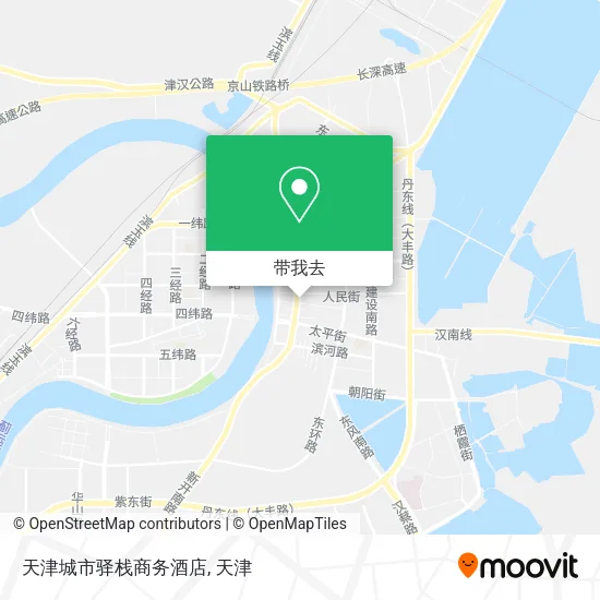 天津城市驿栈商务酒店地图