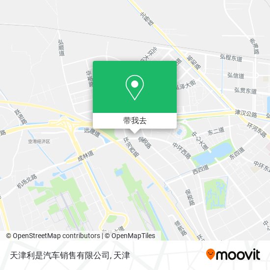 天津利是汽车销售有限公司地图