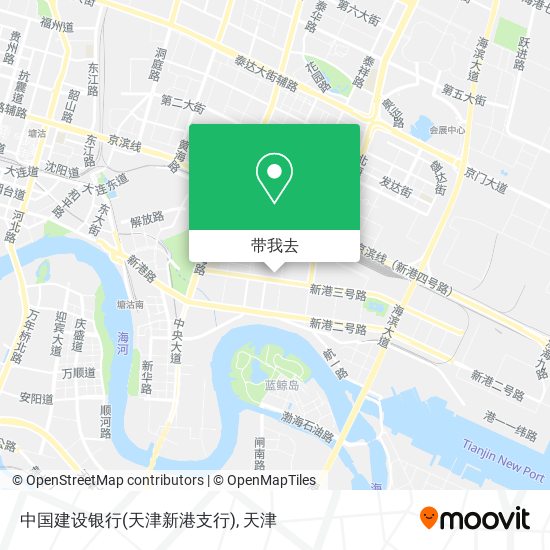 中国建设银行(天津新港支行)地图