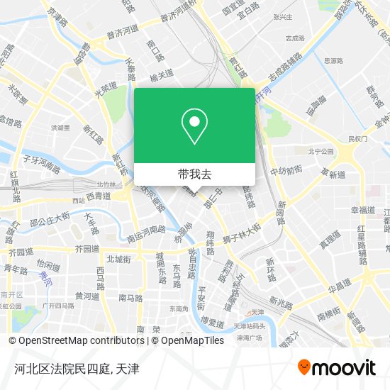 河北区法院民四庭地图