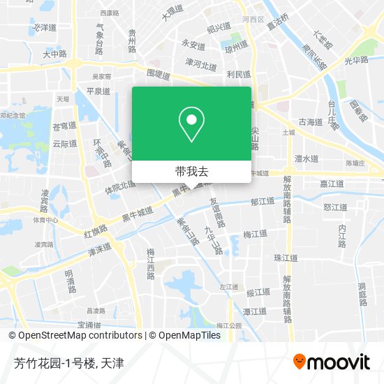芳竹花园-1号楼地图