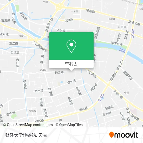 财经大学地铁站地图