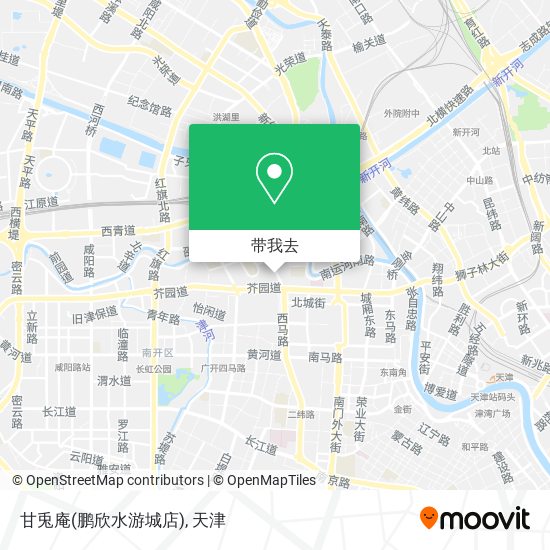 甘兎庵(鹏欣水游城店)地图