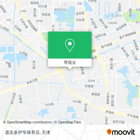 嘉实多护车保养店地图