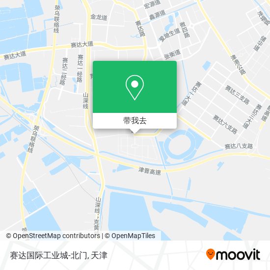 赛达国际工业城-北门地图
