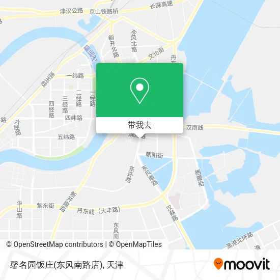 馨名园饭庄(东风南路店)地图