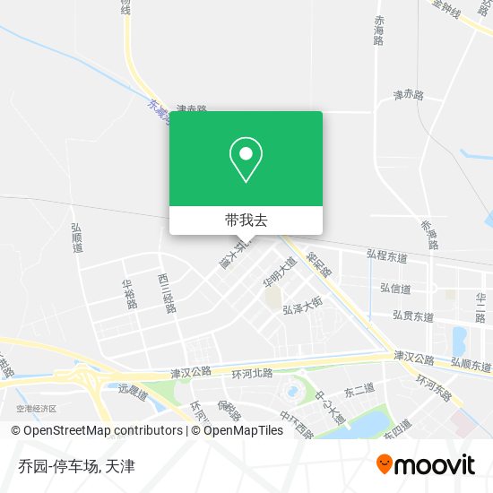 乔园-停车场地图