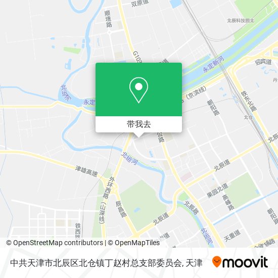 中共天津市北辰区北仓镇丁赵村总支部委员会地图