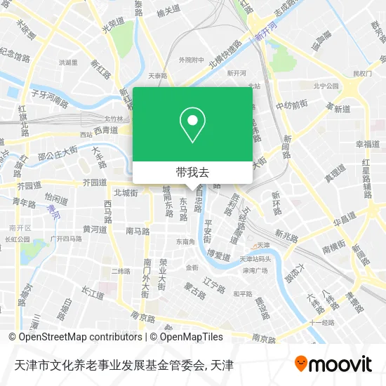 天津市文化养老事业发展基金管委会地图