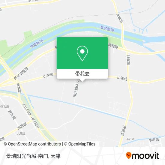 景瑞阳光尚城-南门地图