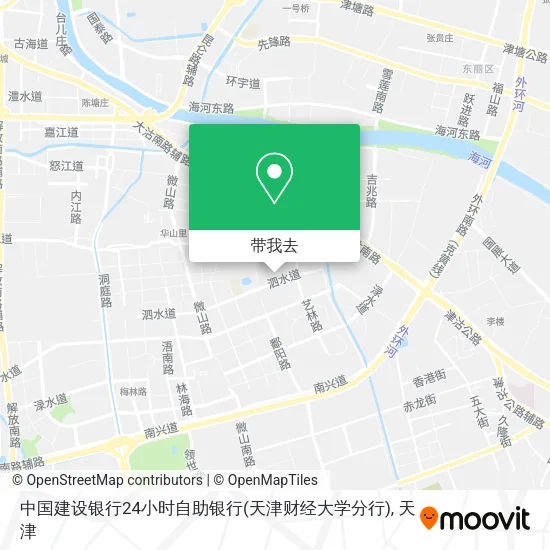 中国建设银行24小时自助银行(天津财经大学分行)地图