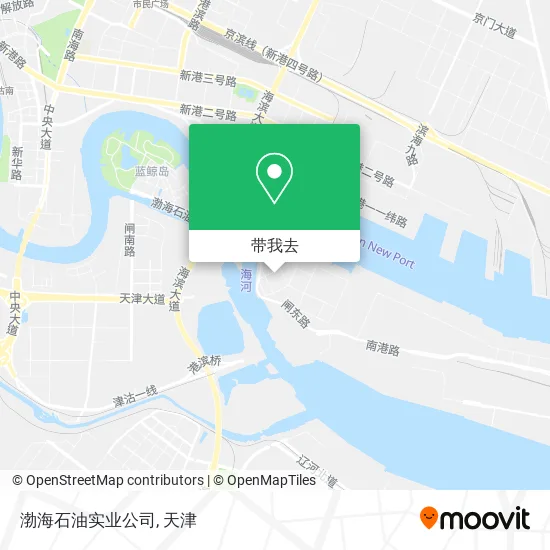 渤海石油实业公司地图
