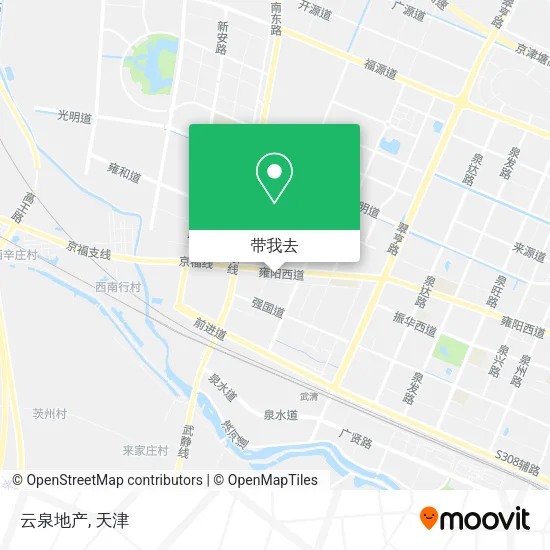云泉地产地图