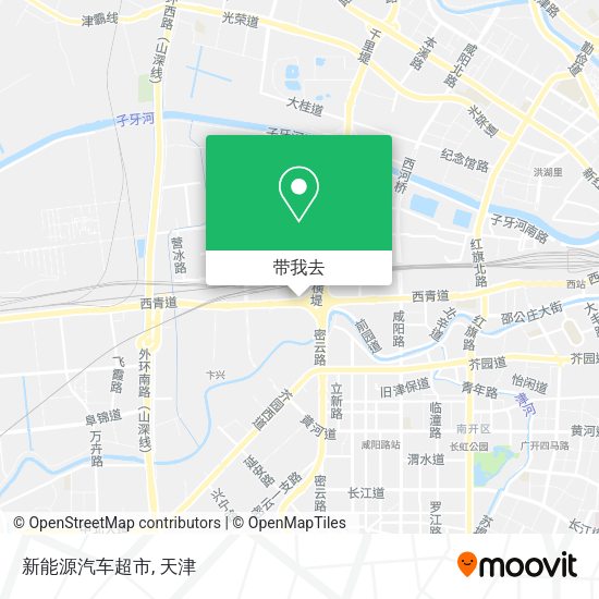 新能源汽车超市地图