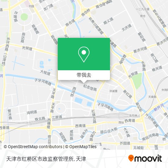 天津市红桥区市政监察管理所地图