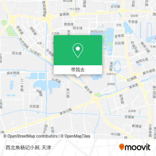 西北角杨记小厨地图