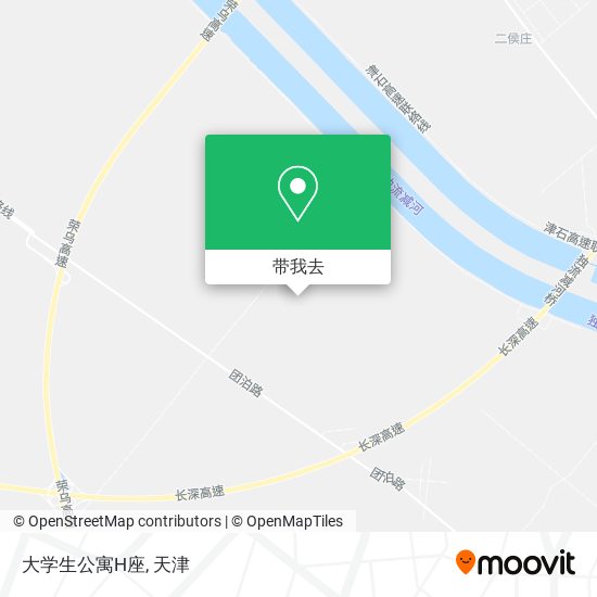 大学生公寓H座地图