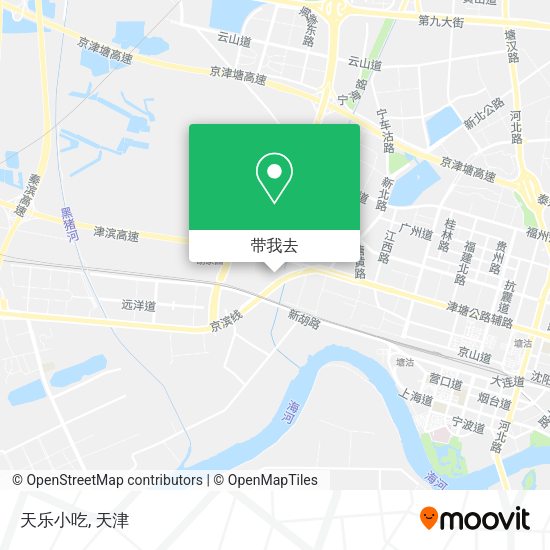 天乐小吃地图