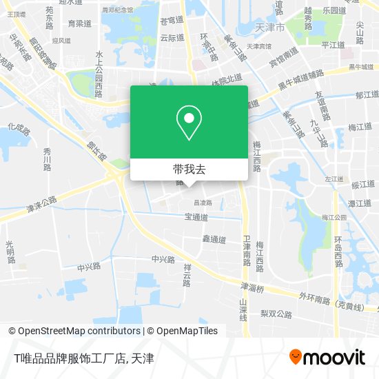 T唯品品牌服饰工厂店地图