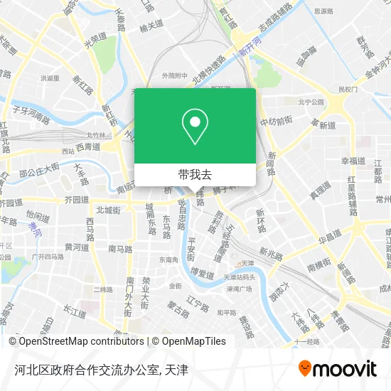 河北区政府合作交流办公室地图