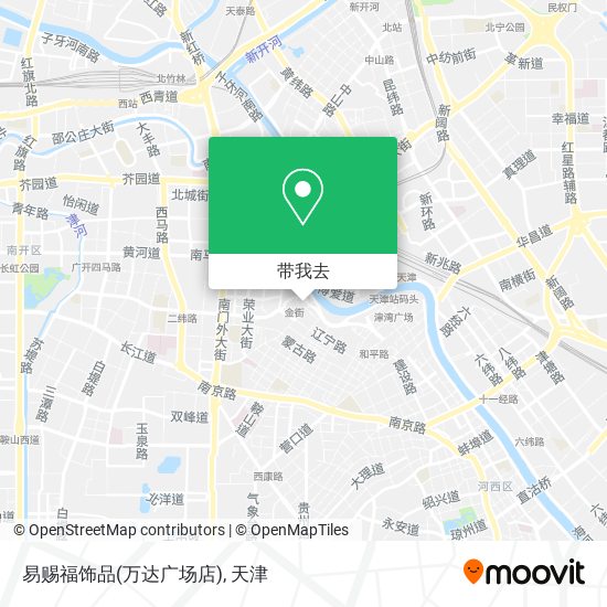 易赐福饰品(万达广场店)地图