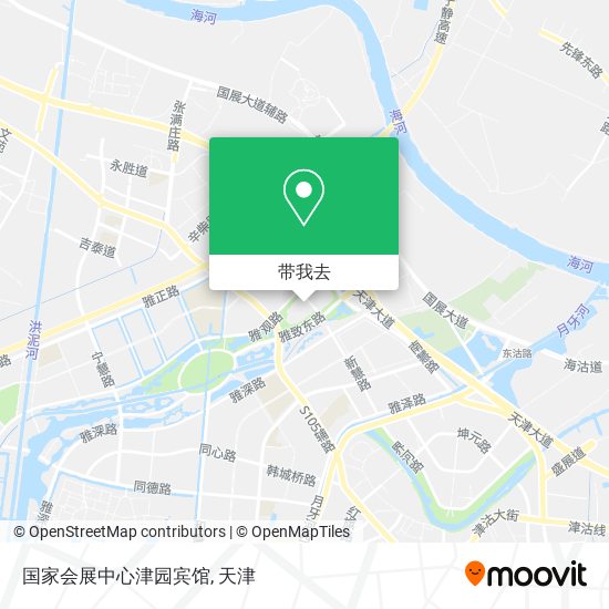 国家会展中心津园宾馆地图