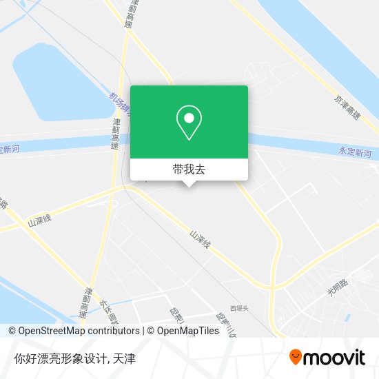 你好漂亮形象设计地图