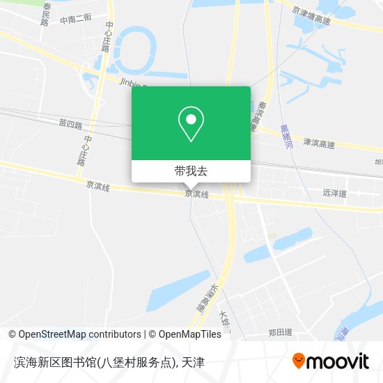 滨海新区图书馆(八堡村服务点)地图