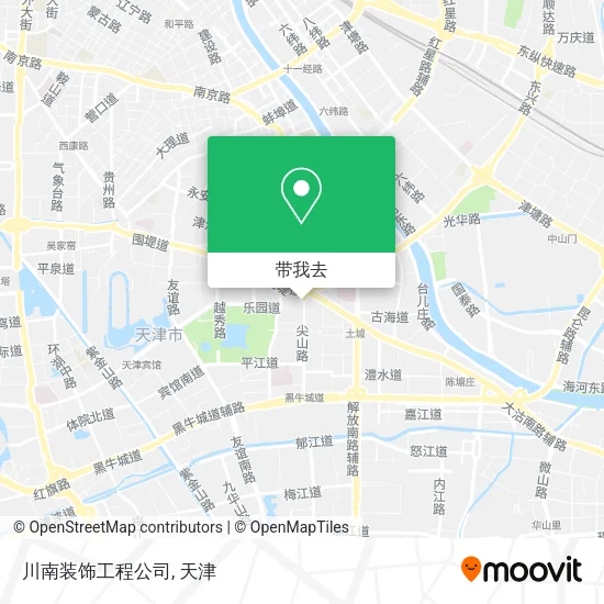 川南装饰工程公司地图