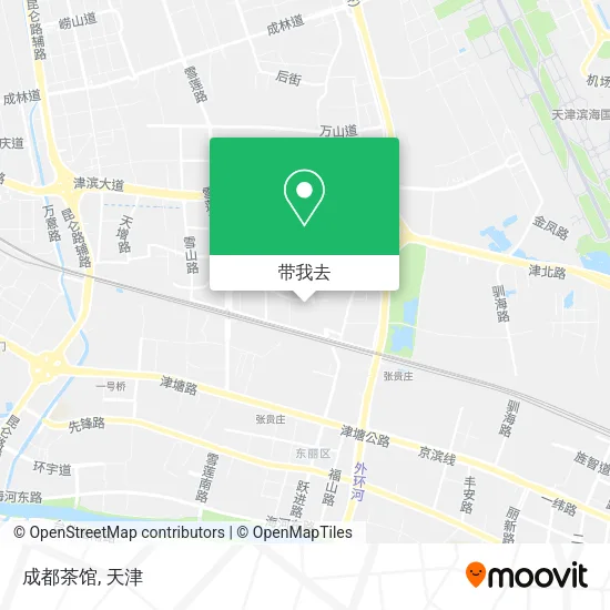 成都茶馆地图