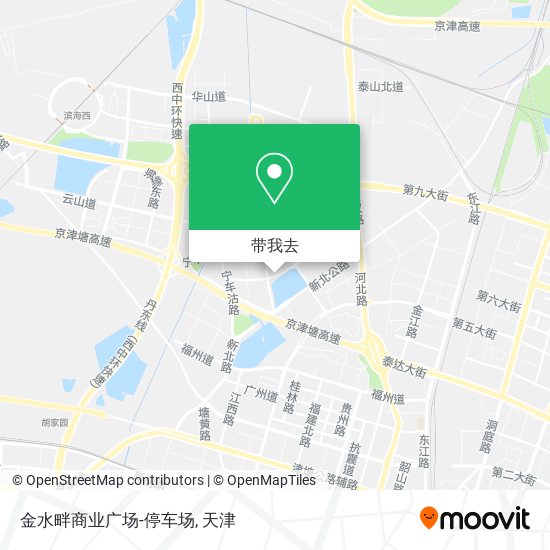 金水畔商业广场-停车场地图