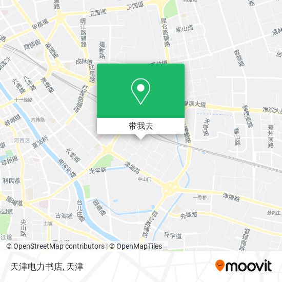 天津电力书店地图