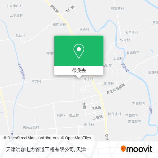 天津洪森电力管道工程有限公司地图