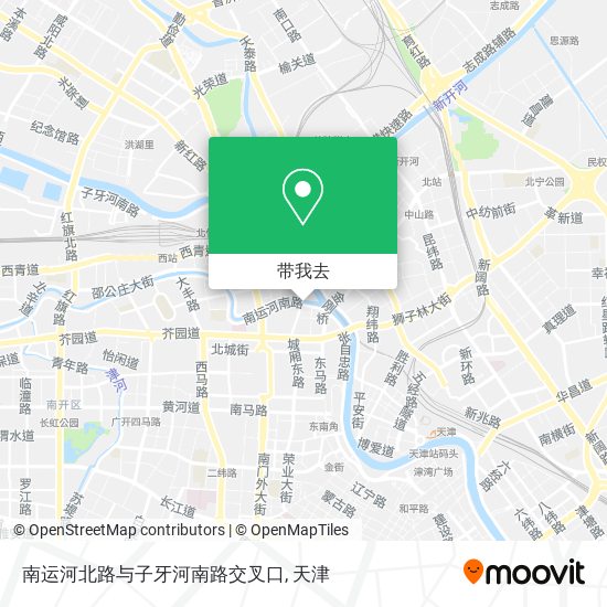 南运河北路与子牙河南路交叉口地图
