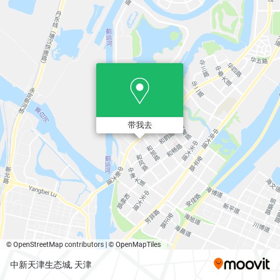 中新天津生态城地图