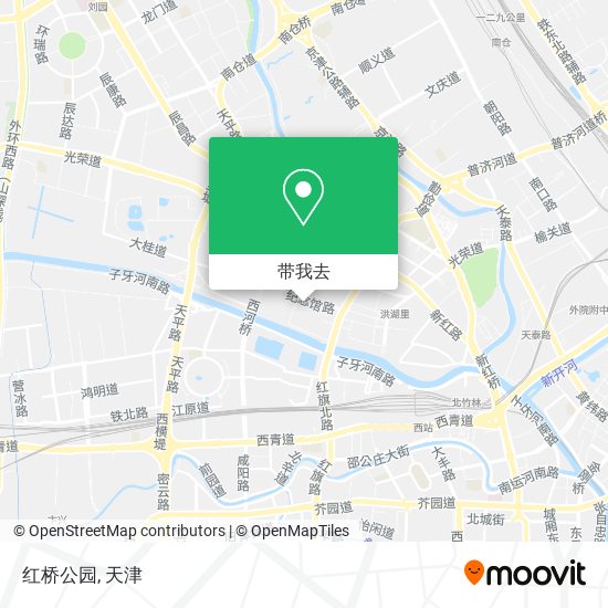 红桥公园地图