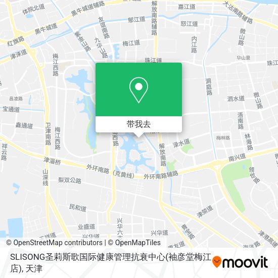 SLISONG圣莉斯歌国际健康管理抗衰中心(袖彦堂梅江店)地图