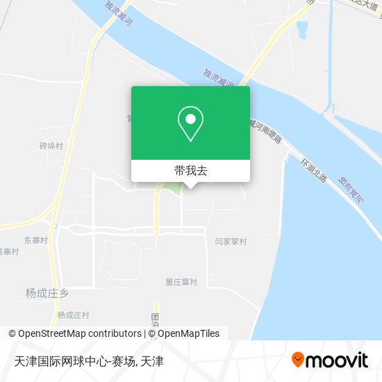 天津国际网球中心-赛场地图