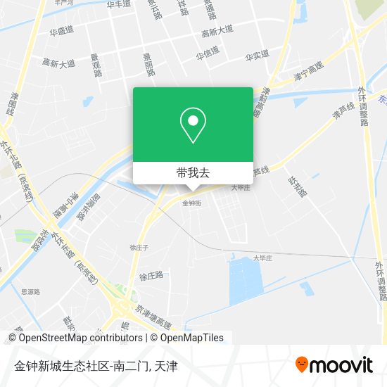 金钟新城生态社区-南二门地图