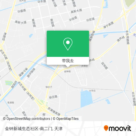金钟新城生态社区-南二门地图