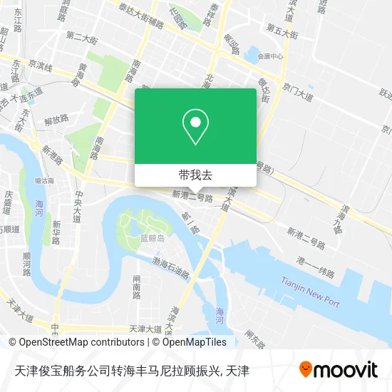 天津俊宝船务公司转海丰马尼拉顾振兴地图