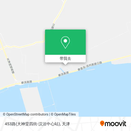 453路(大神堂四街-汉沽中心站)地图