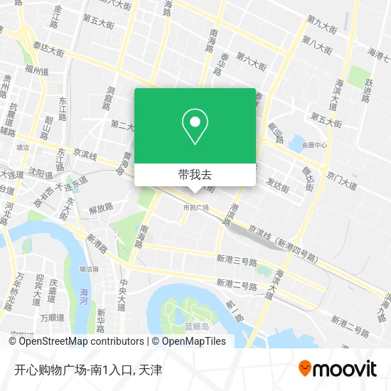 开心购物广场-南1入口地图