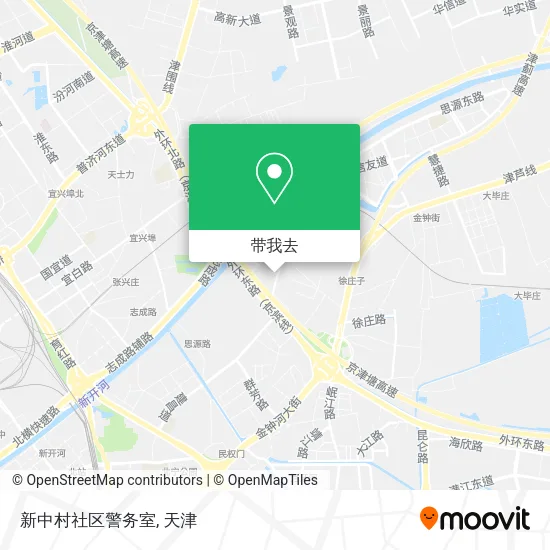 新中村社区警务室地图