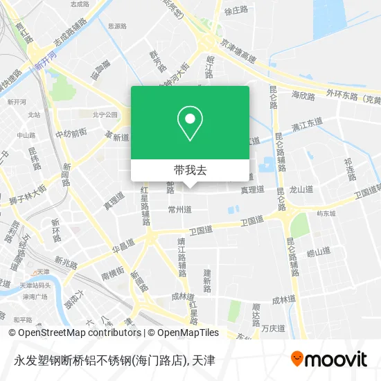 永发塑钢断桥铝不锈钢(海门路店)地图