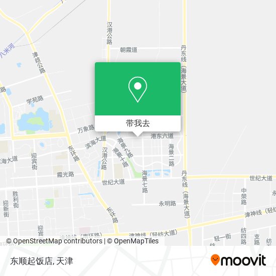 东顺起饭店地图