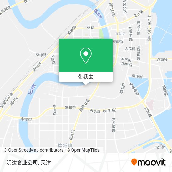 明达窗业公司地图